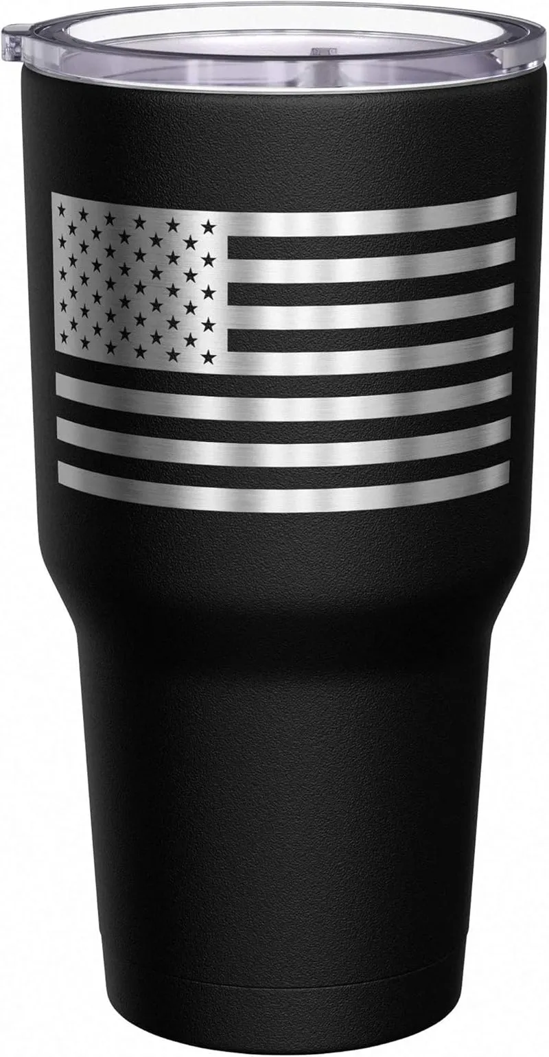 - Trump 2024 - Keep America Great - Republican Tumbler - American Flag Coffee Travel Mug - Keep America Great Travel Mug - Double Insulated Tumbler - 30 Oz