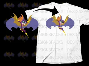 Adventure Awaits with Batgirl Png Digital Download