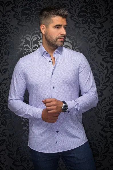 Au Noir 360° Stretch Shirt Alexander Extra Strech STAR, Purple