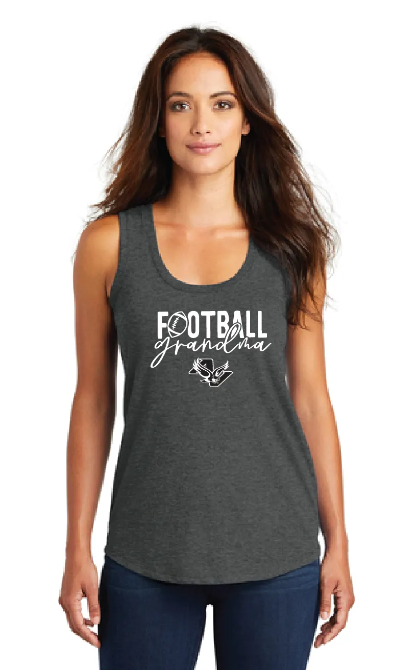 AV Football Mom - Grandma Shirts District ® Perfect Tri ® Tee - Black Frost