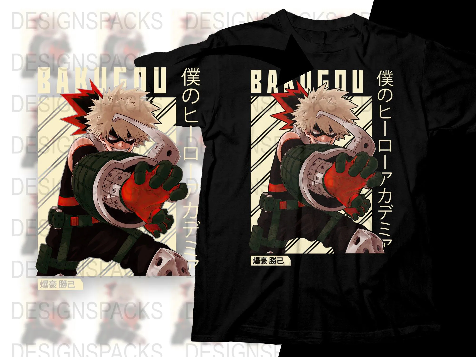 Bakugou Png Digital Download for Anime Fans Featuring Hero