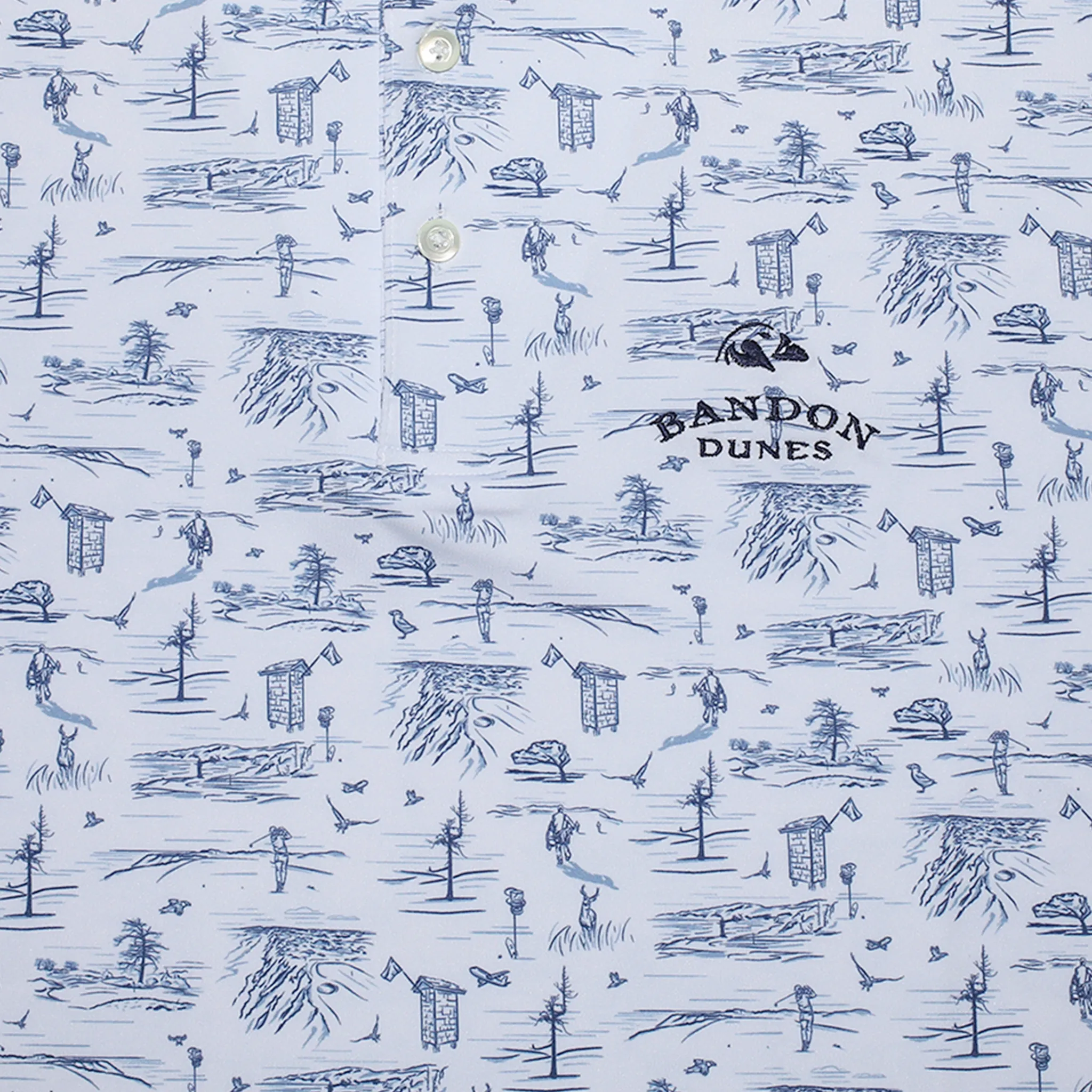 Bandon Dunes Scene Men's Polo