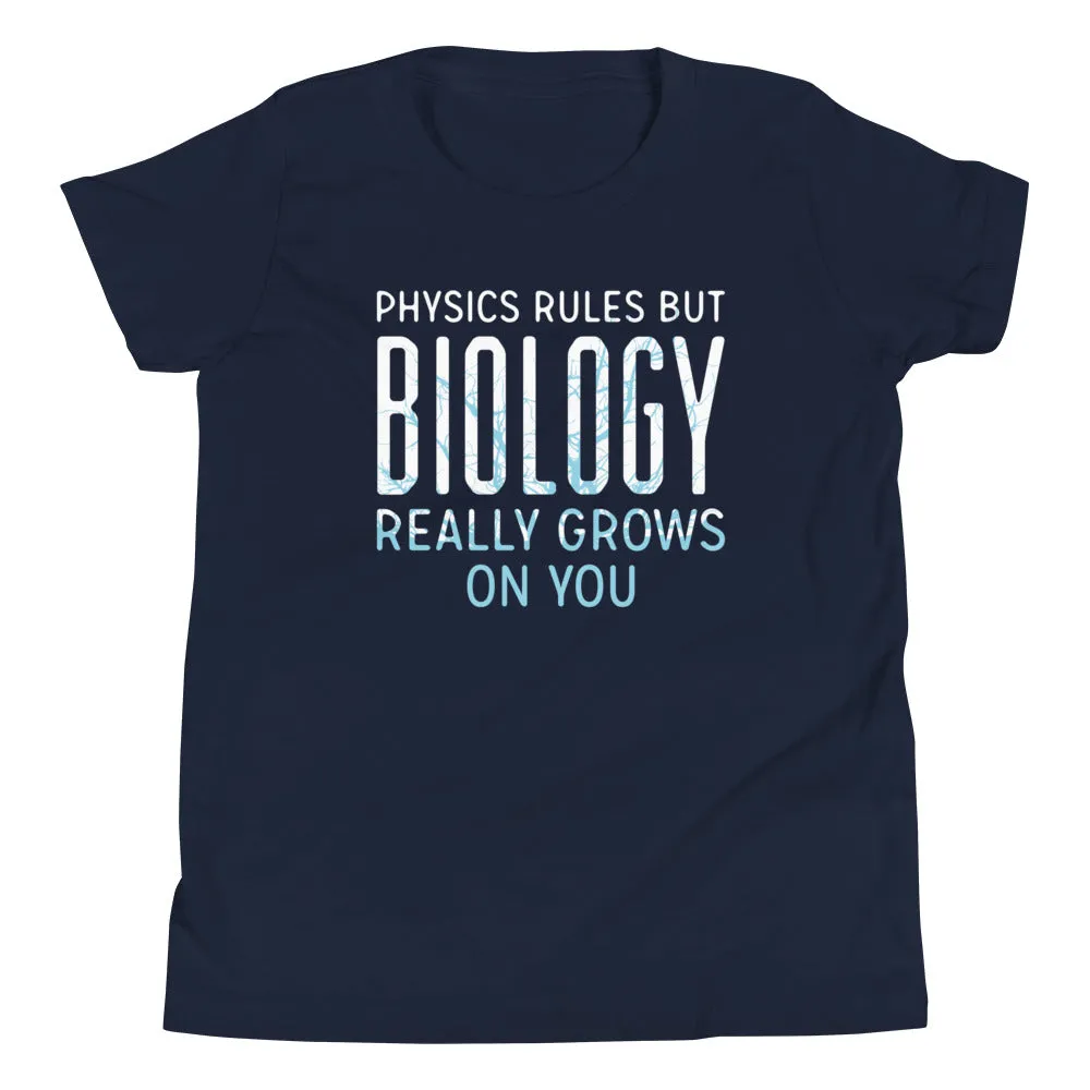 Biology Really Grows On You Kid's Youth Tee