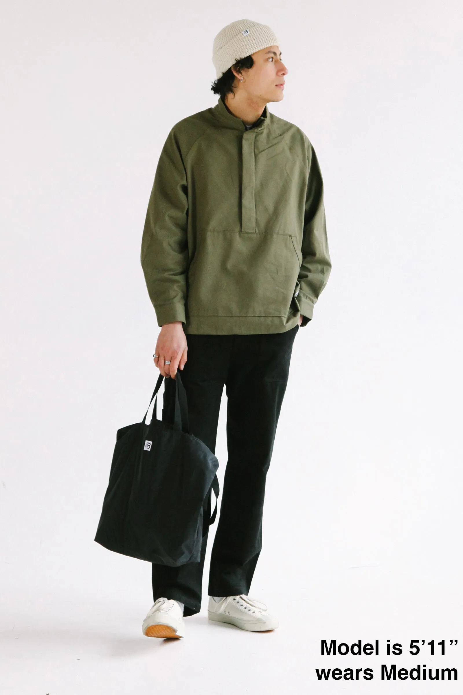 Blacksmith - Popover Wind Shirt - Olive