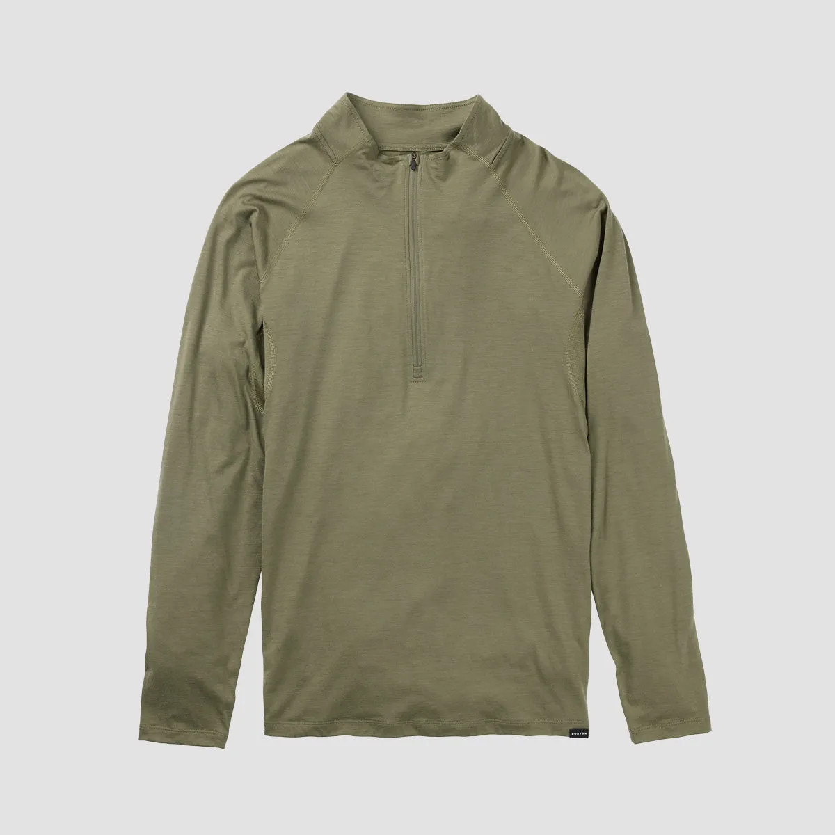 Burton Phayse Merino Quarter Zip Base Layer T-Shirt Forest Moss