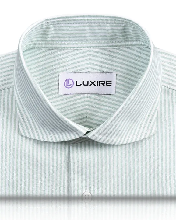 Classic Oxford: Light Green University Stripes Shirt