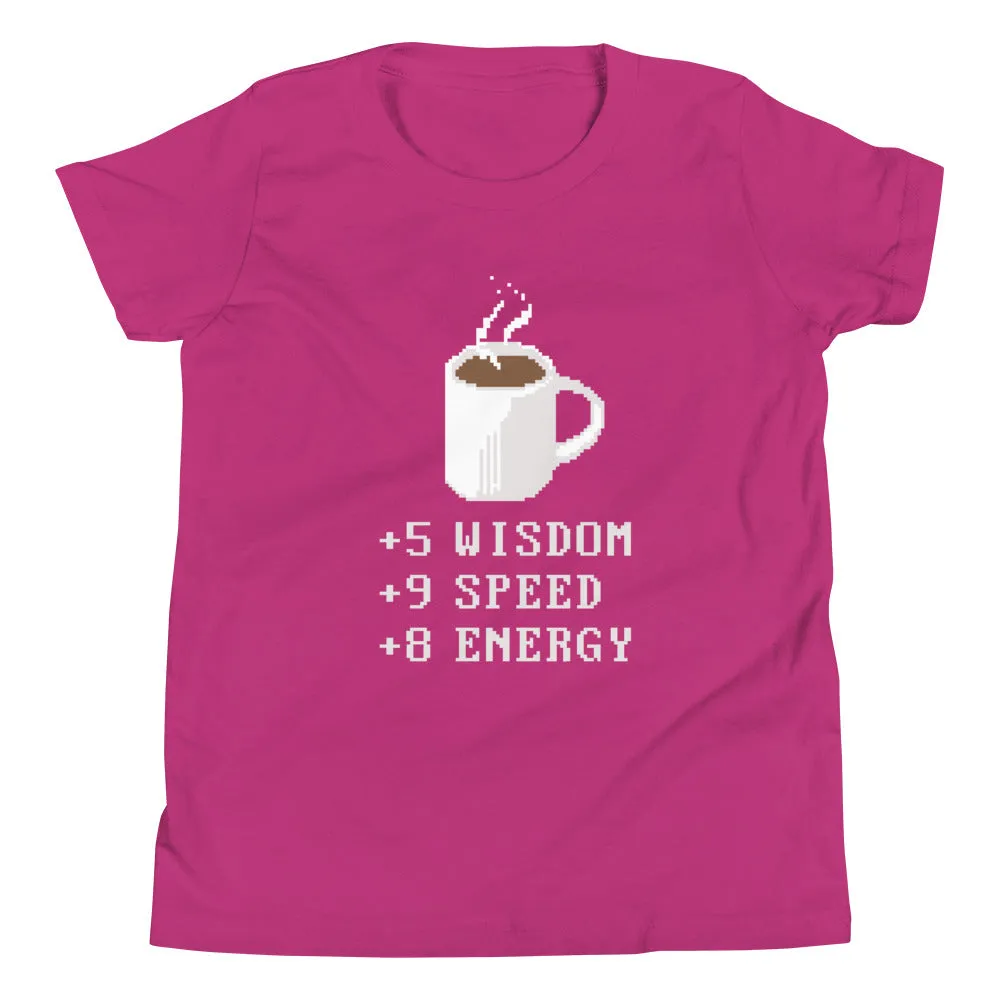 Coffee Plus To Stats Kid's Youth Tee