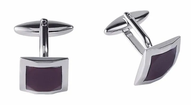 Cudworth Purple Cat's Eye Cufflinks