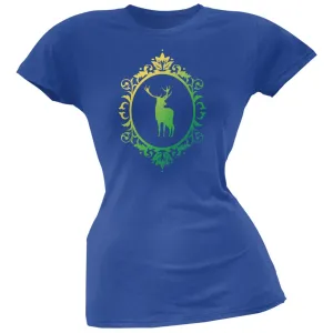 Deer Silhouette Royal Soft Juniors T-Shirt