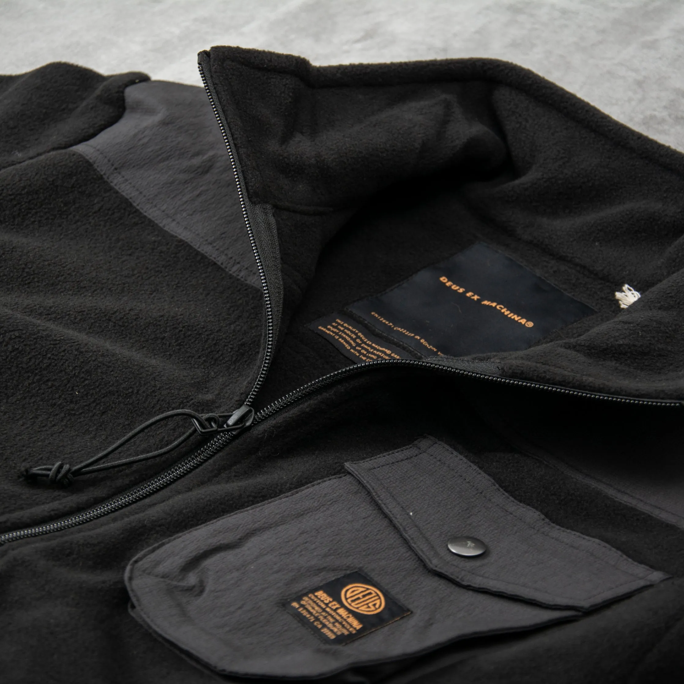 Deus ex Machina Cordura Polartec Fleece - Black