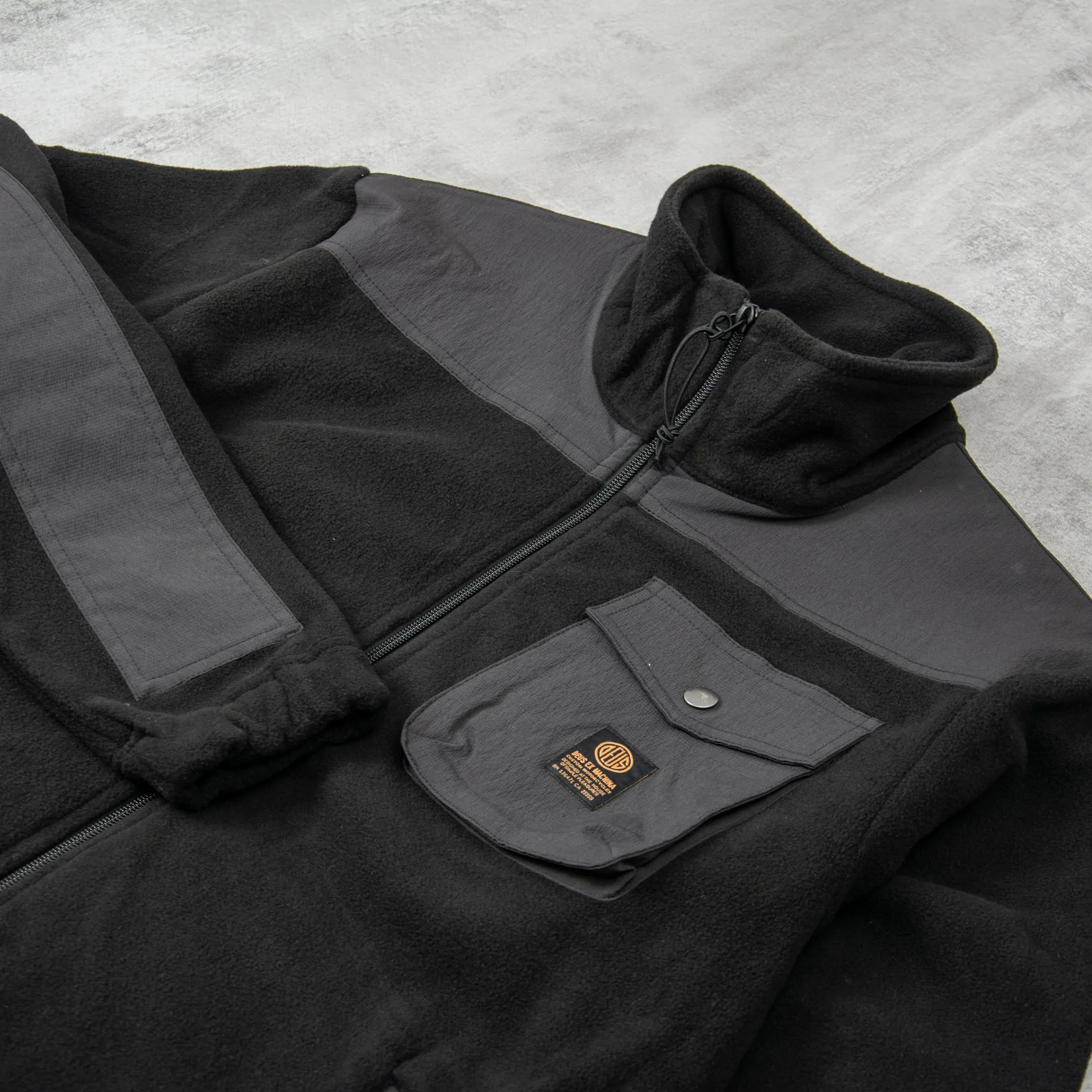 Deus ex Machina Cordura Polartec Fleece - Black