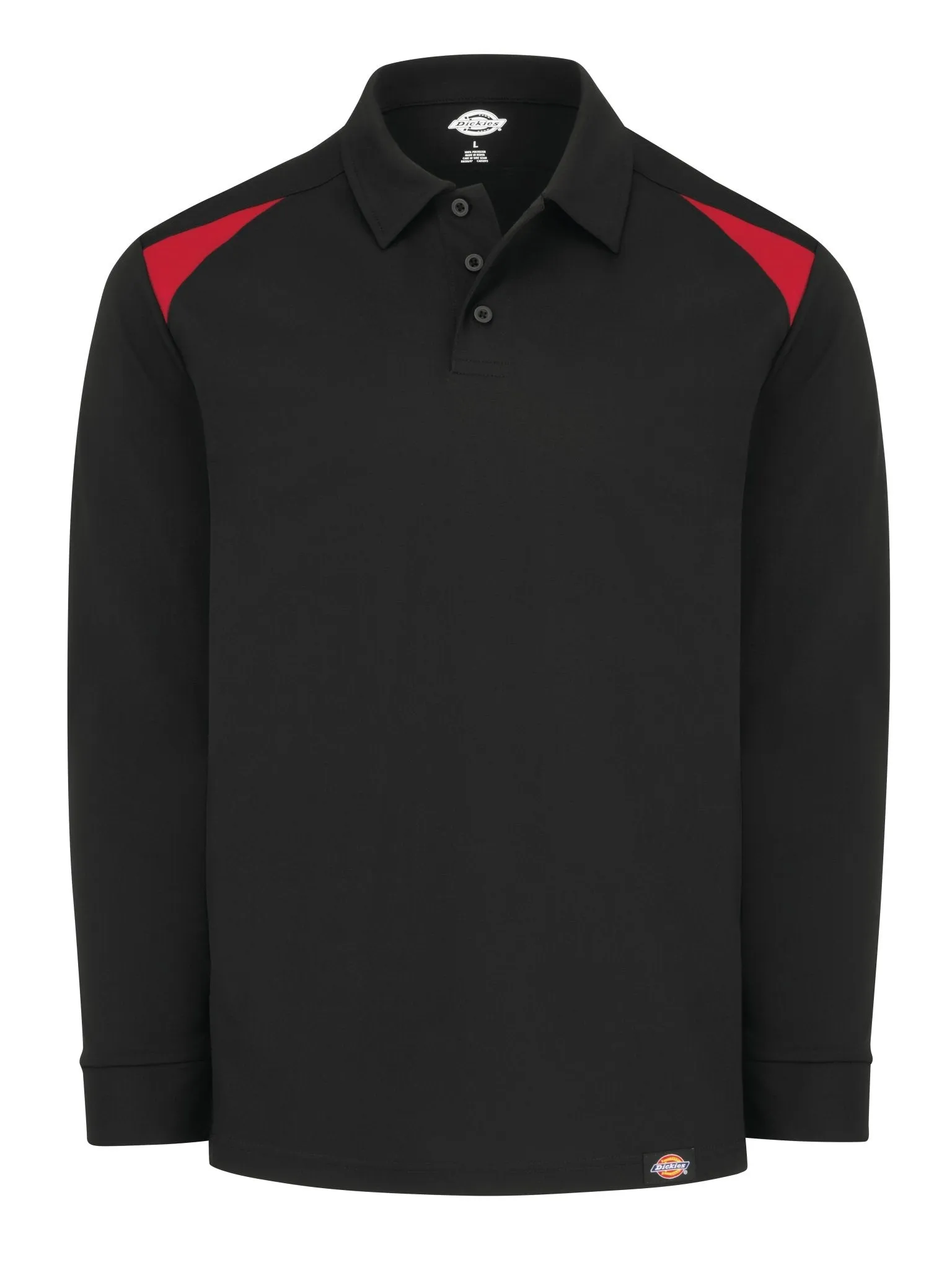 Dickies Men's Team Performance Long-Sleeve Polo