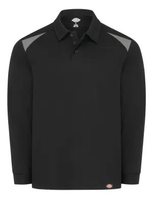 Dickies Men's Team Performance Long-Sleeve Polo