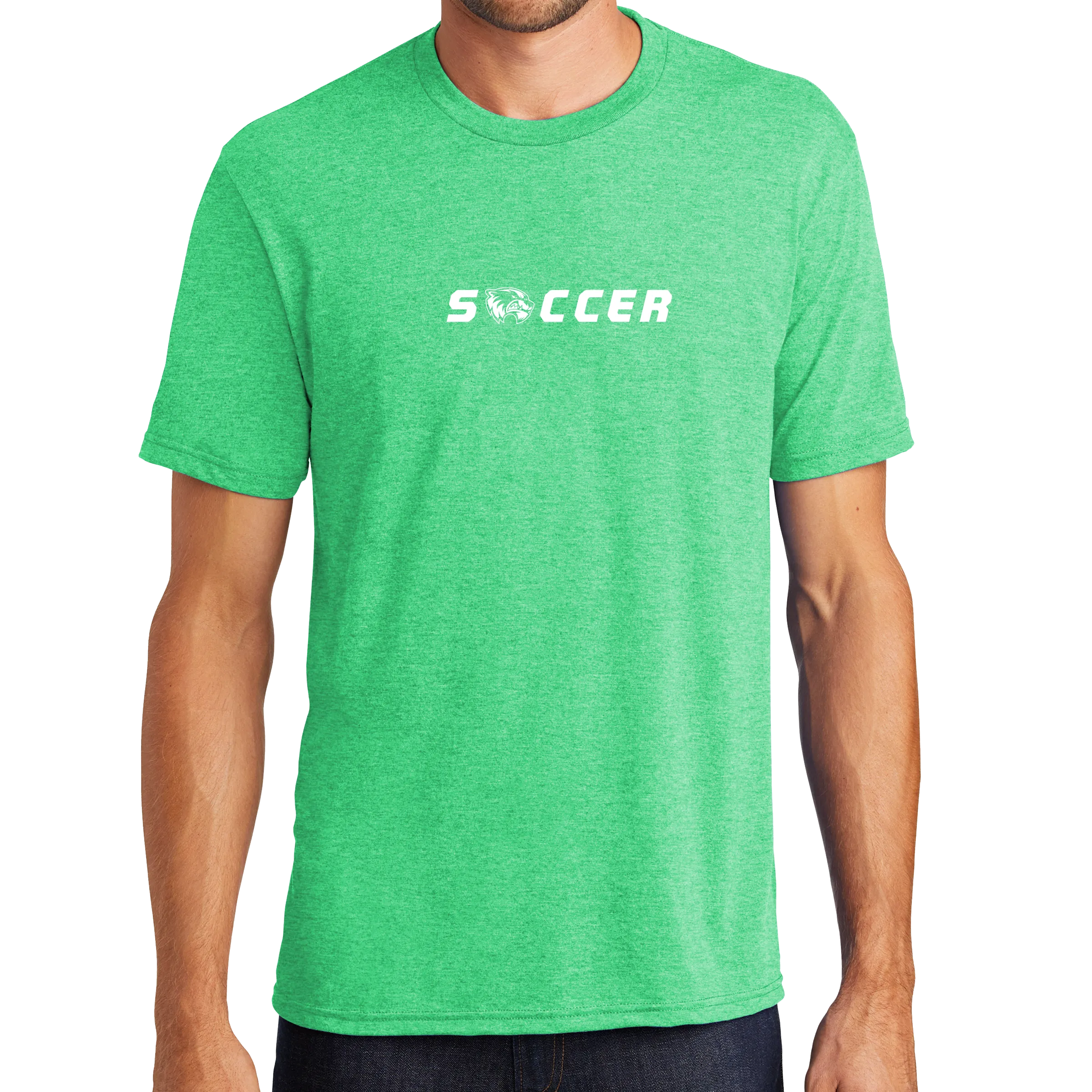 District Perfect Tri Tee - Soccer Head