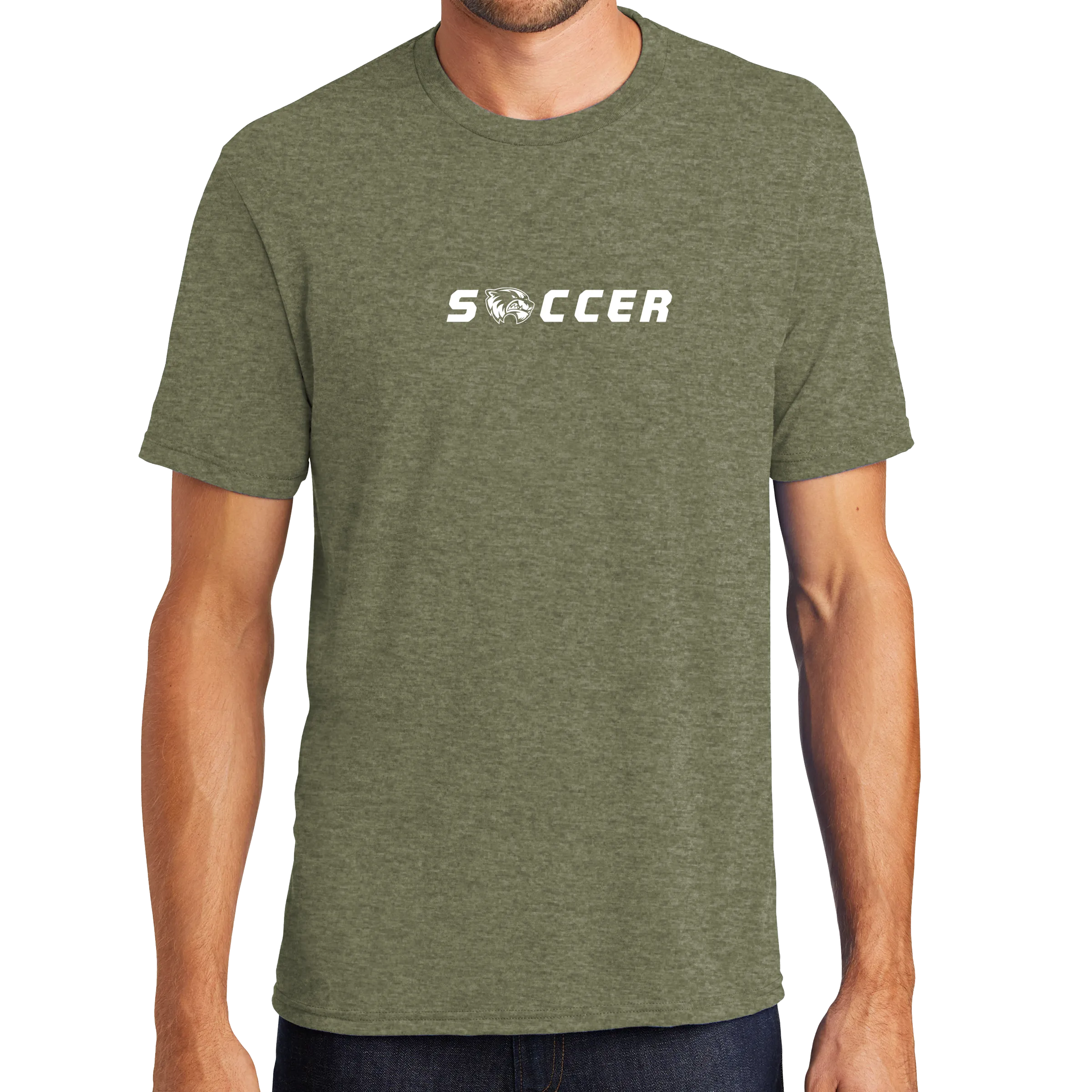 District Perfect Tri Tee - Soccer Head