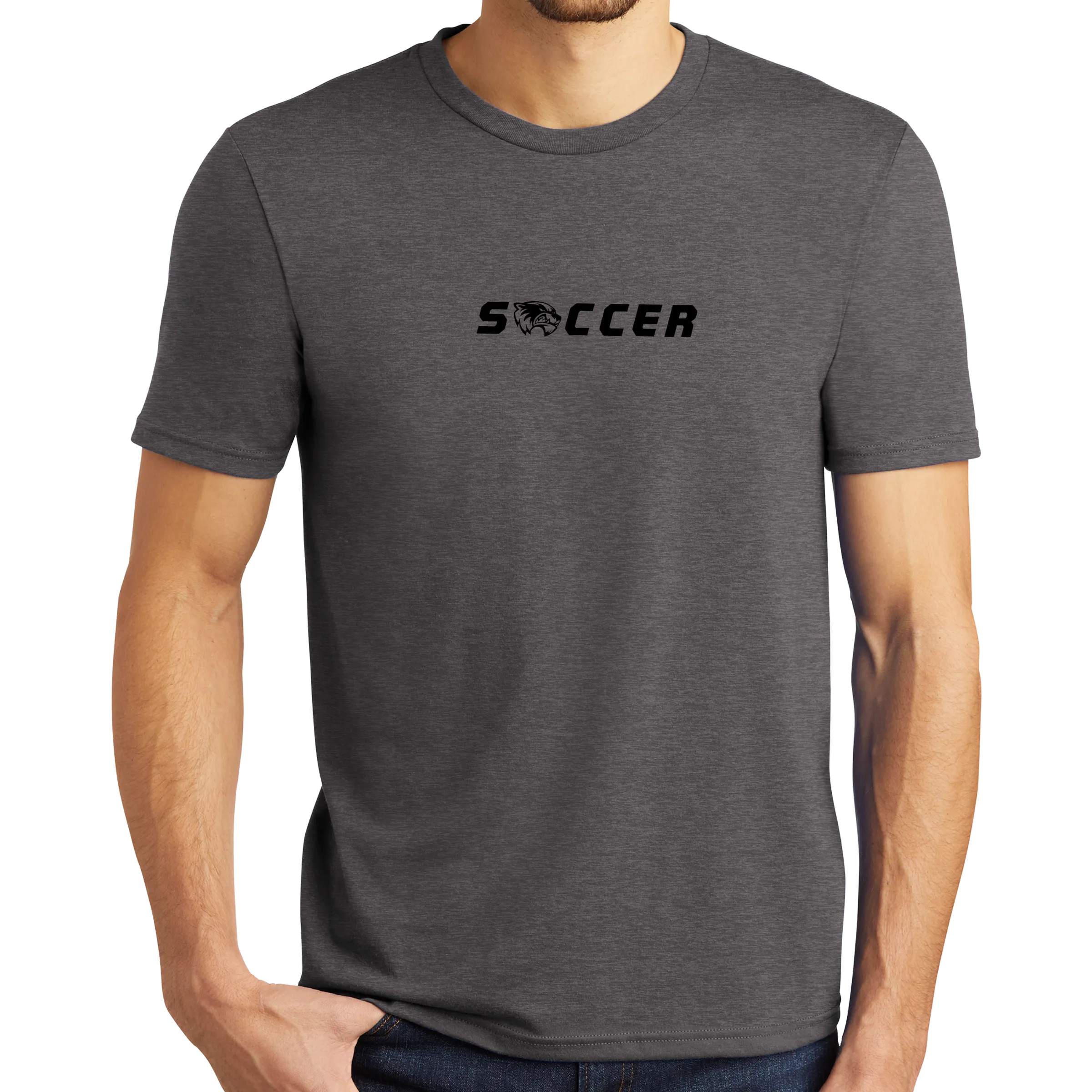 District Perfect Tri Tee - Soccer Head