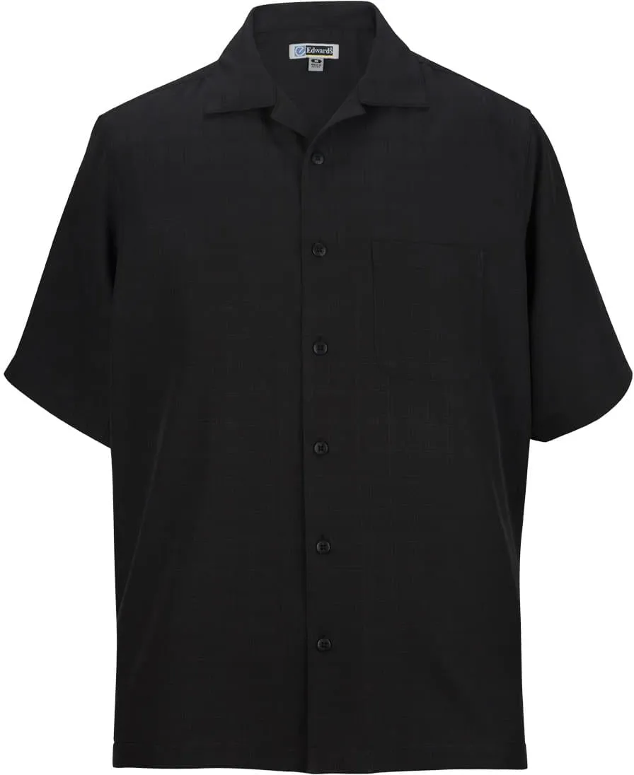 Edwards Jacquard Batiste Camp Shirt