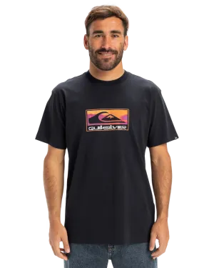 EV Gradient Box T-Shirt in Dark Navy