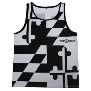 Greyscale Maryland Flag / Tank