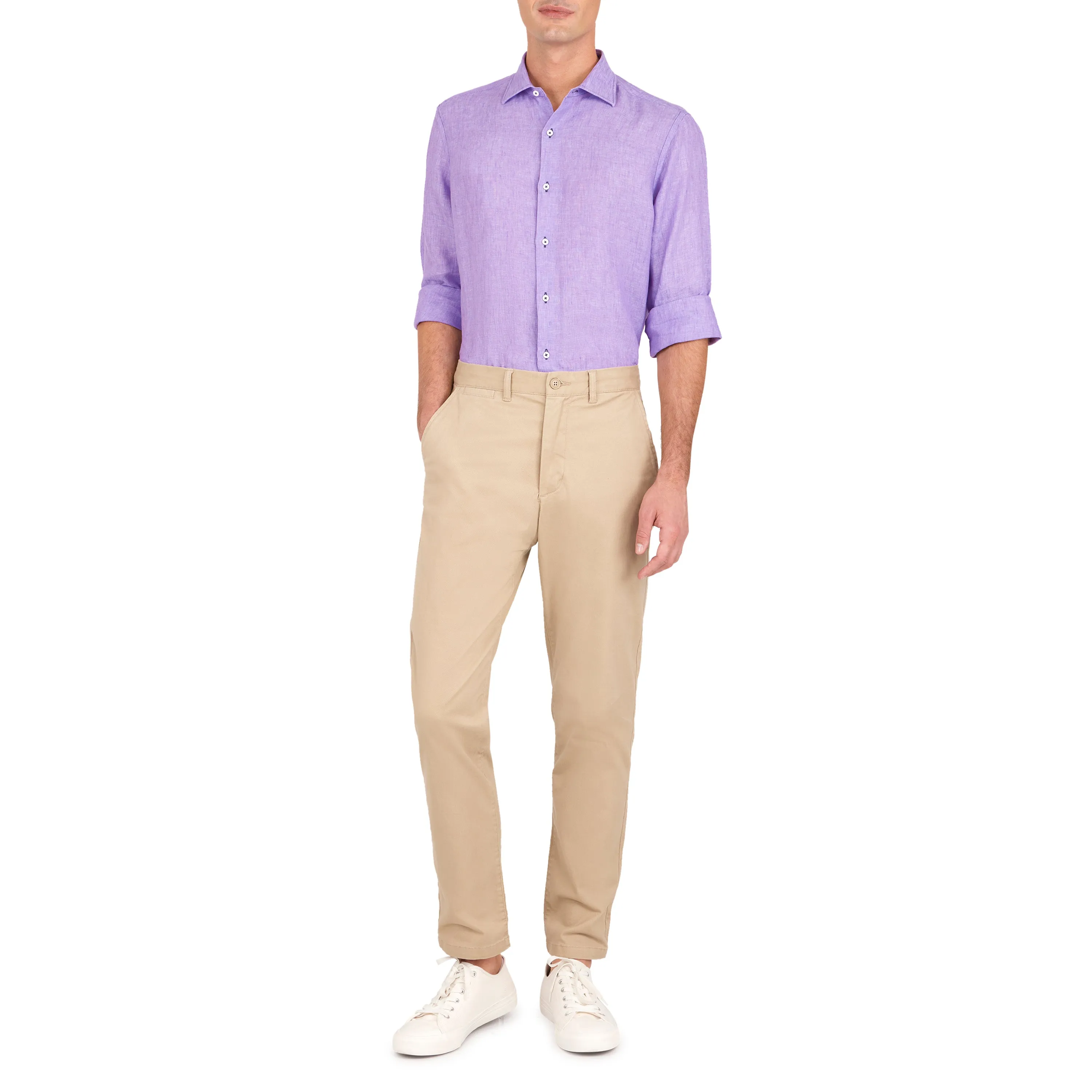 Havana '32 Purple Linen Sport Shirt