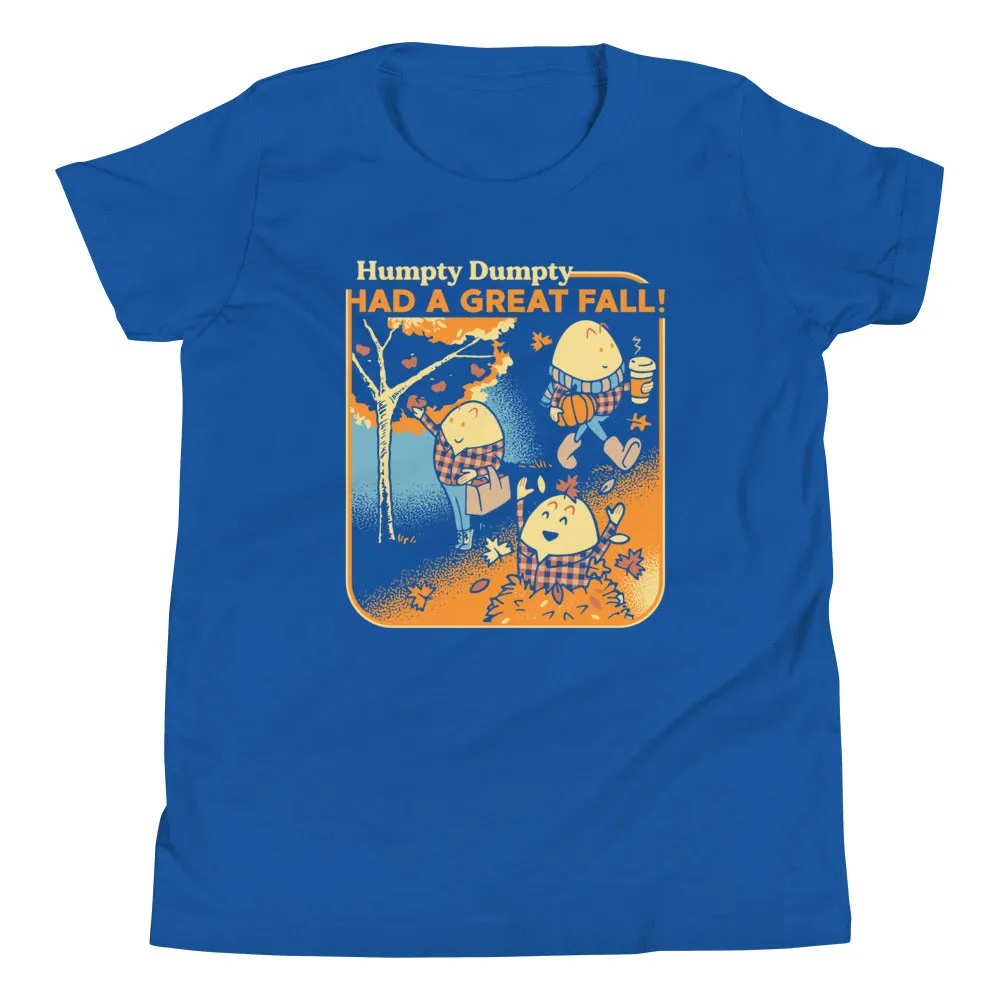 Humpty Dumpty Had A Great Fall Kid's Youth Tee