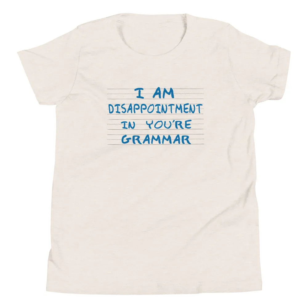 I Am Disappointment Kid's Youth Tee