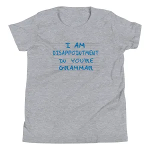 I Am Disappointment Kid's Youth Tee