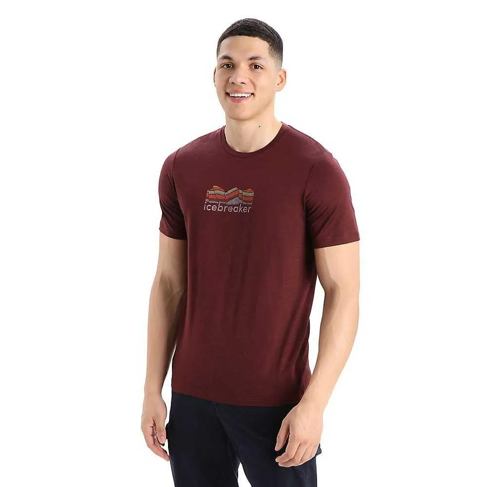 Icebreaker Mens Tech Lite II SS Tee - Mountain Geology