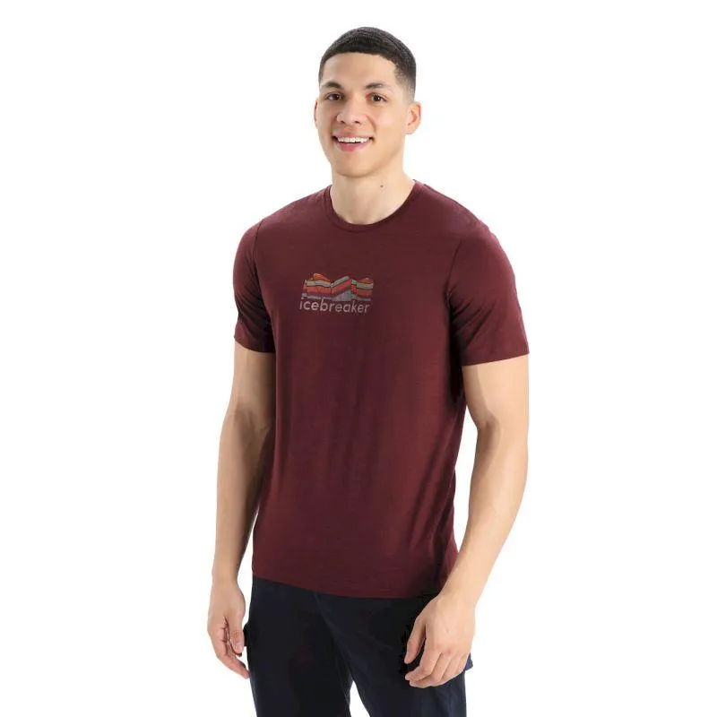 Icebreaker Mens Tech Lite II SS Tee - Mountain Geology