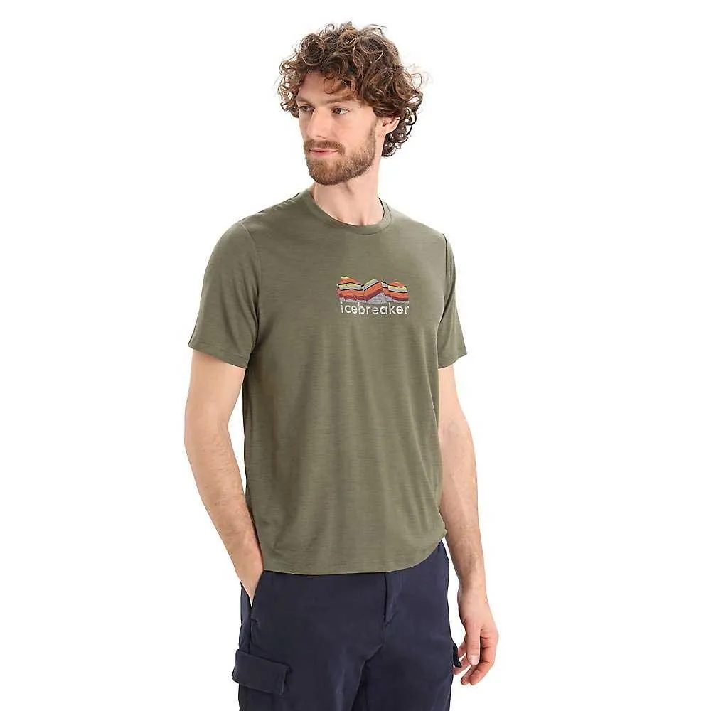 Icebreaker Mens Tech Lite II SS Tee - Mountain Geology