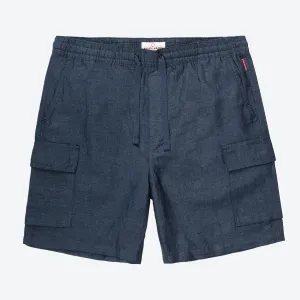 LINEN BLEND CARGO SHORTS