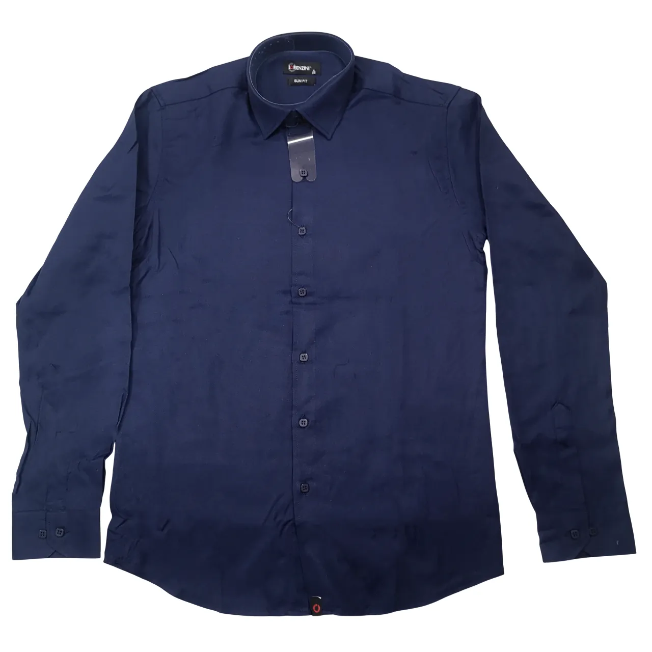 Lorenzini Navy Slim Fit Shirt