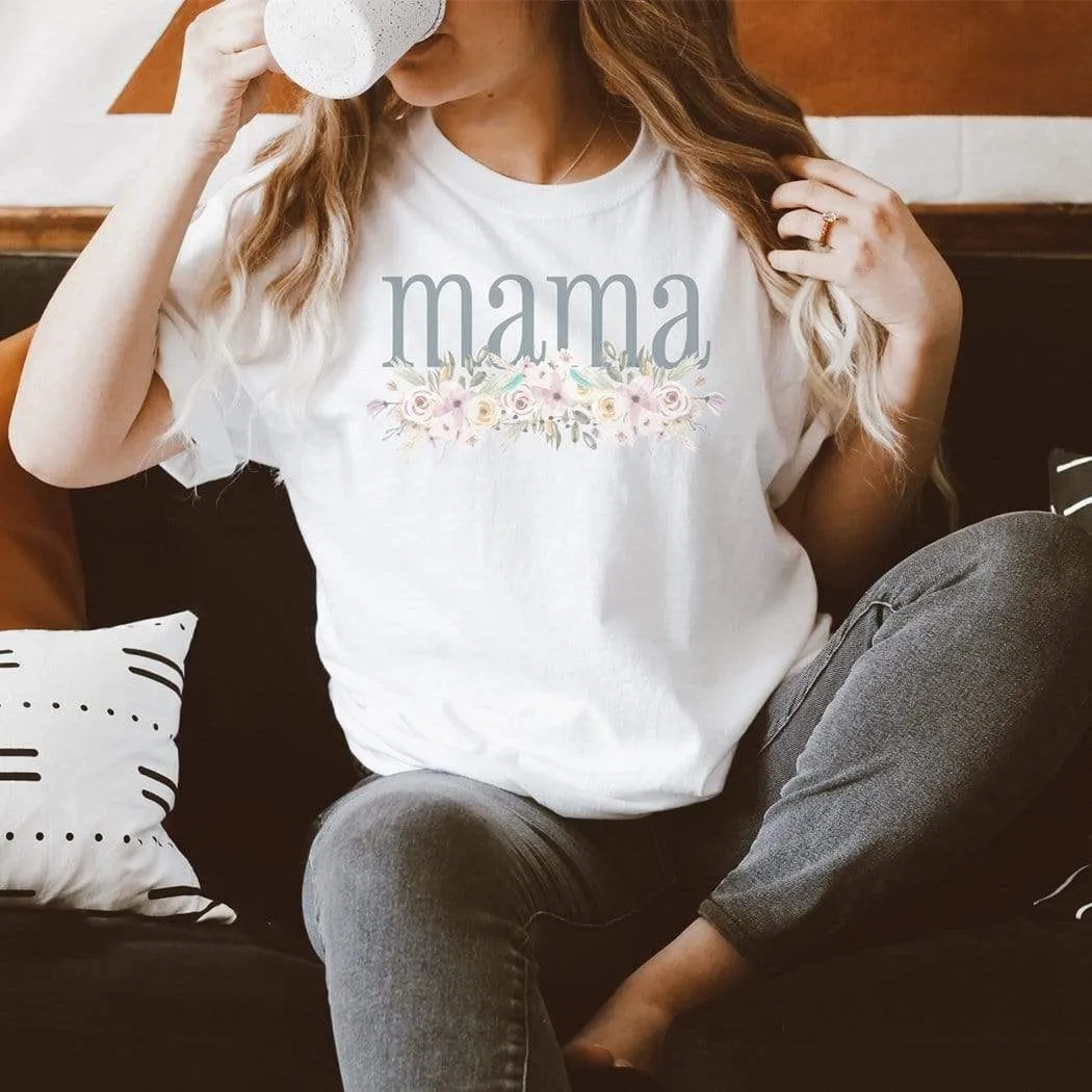 Mama Floral Graphic T-Shirt