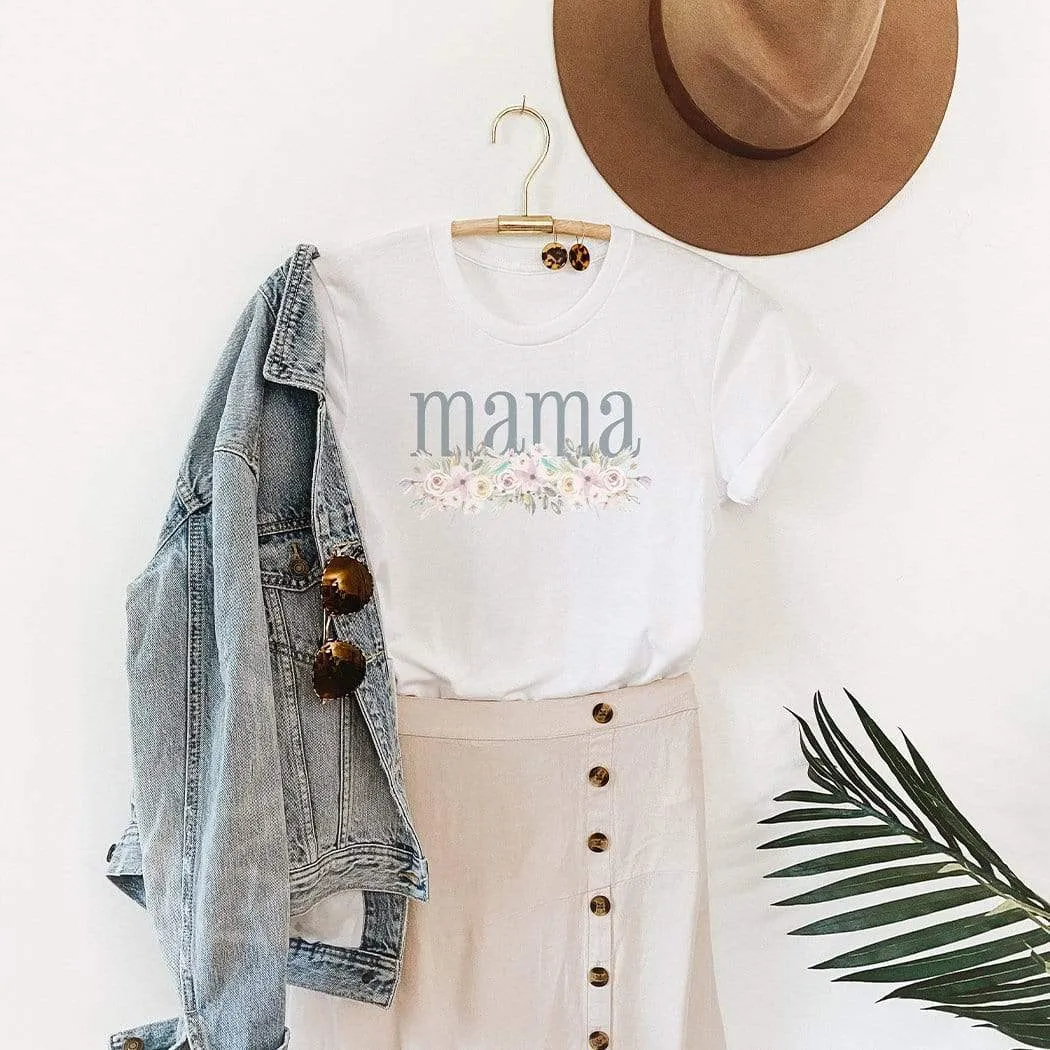 Mama Floral Graphic T-Shirt