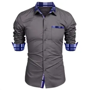 Men's casual shirt business travel long-sleeved