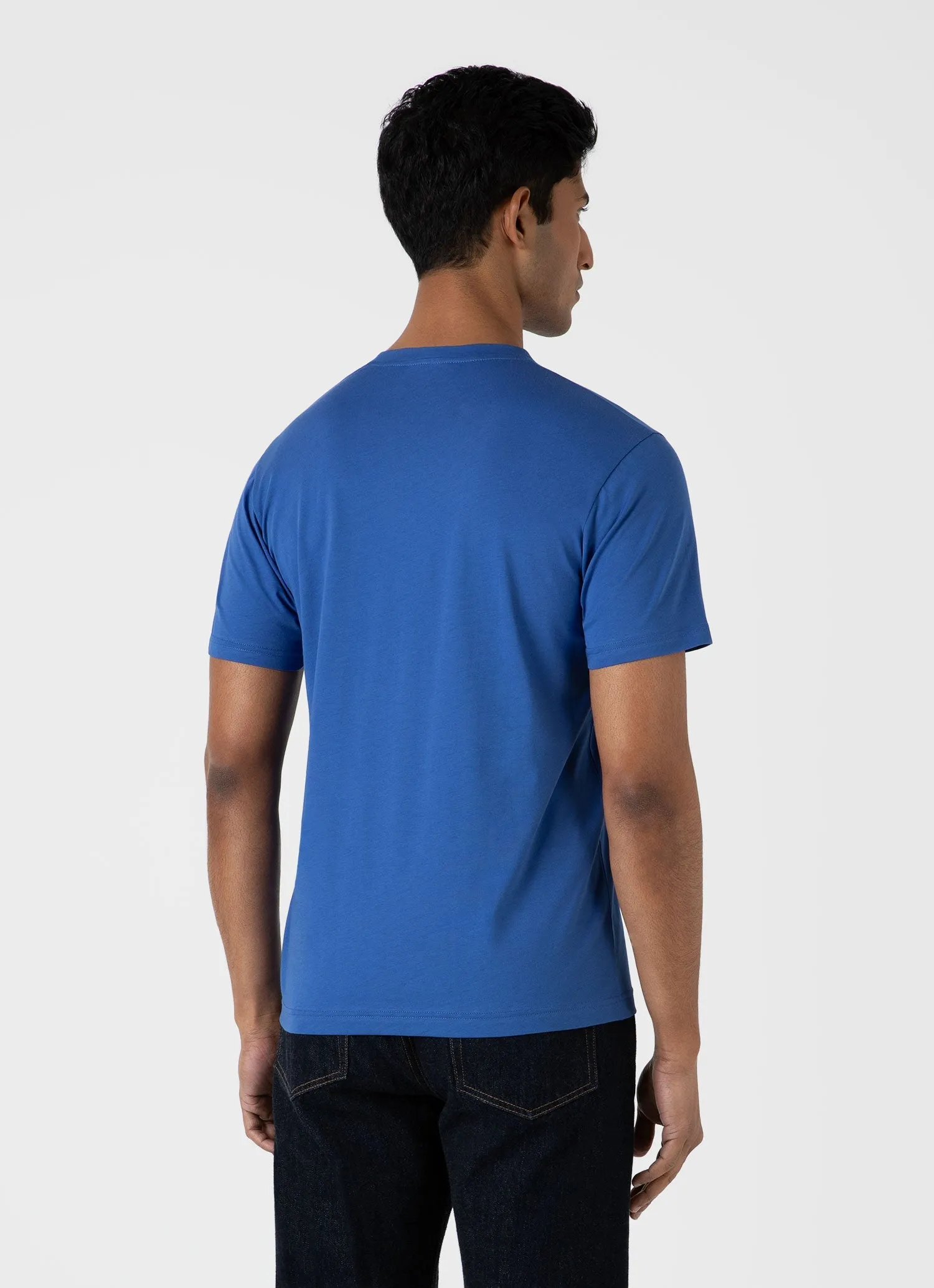 Men's Riviera Midweight T-shirt in French Blue