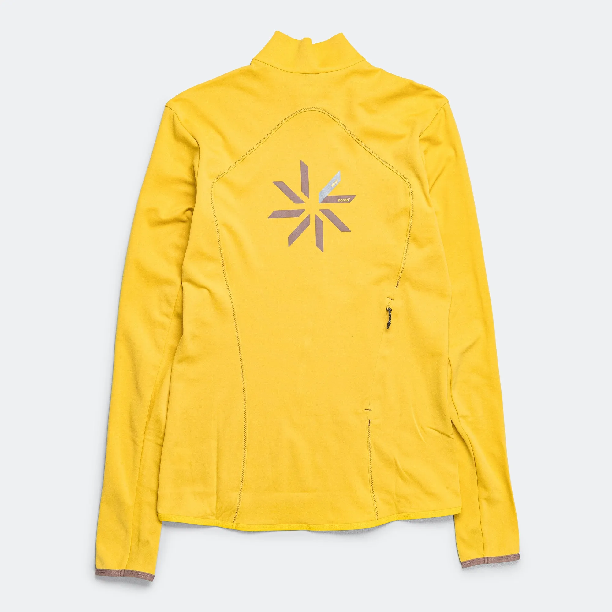 Mens WoolTech Top  x Norda - Ceylon Yellow