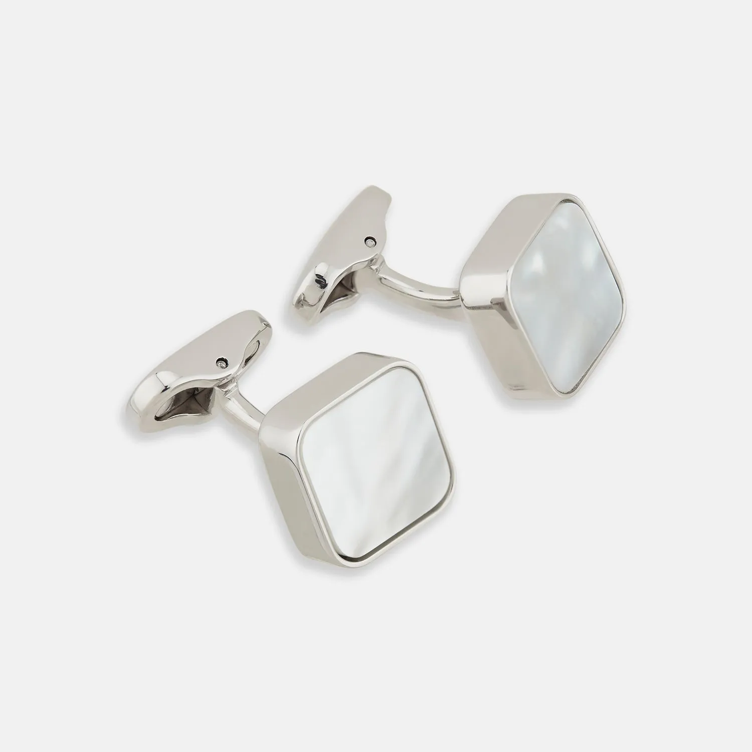 Mother of Pearl Square Cufflinks