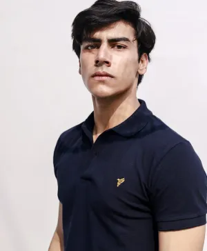 Navy Basic Gold POLO