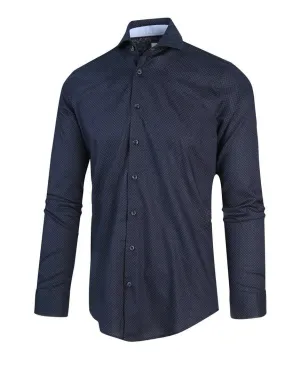 Navy Print Shirt