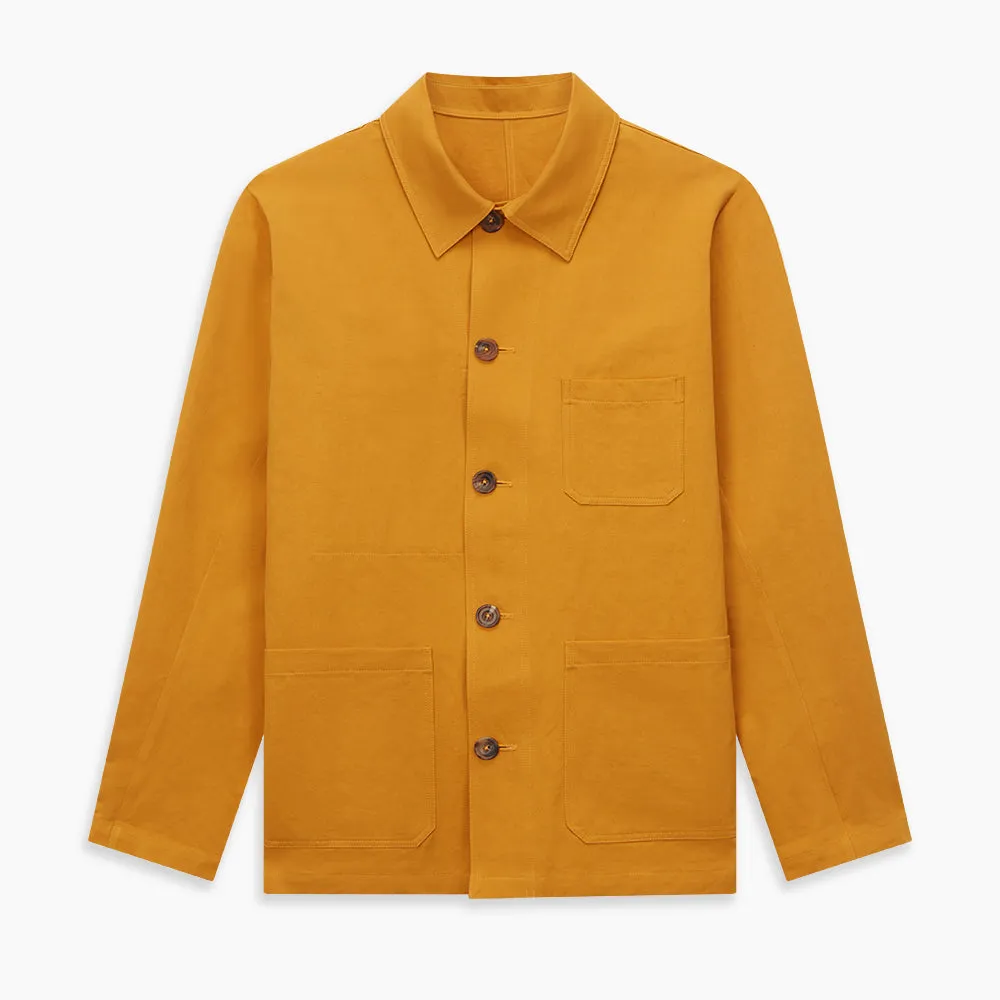 Ochre Cotton-Linen Remy Chore Jacket