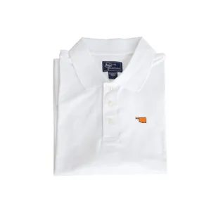 Oklahoma Stillwater Clubhouse Performance Polo White