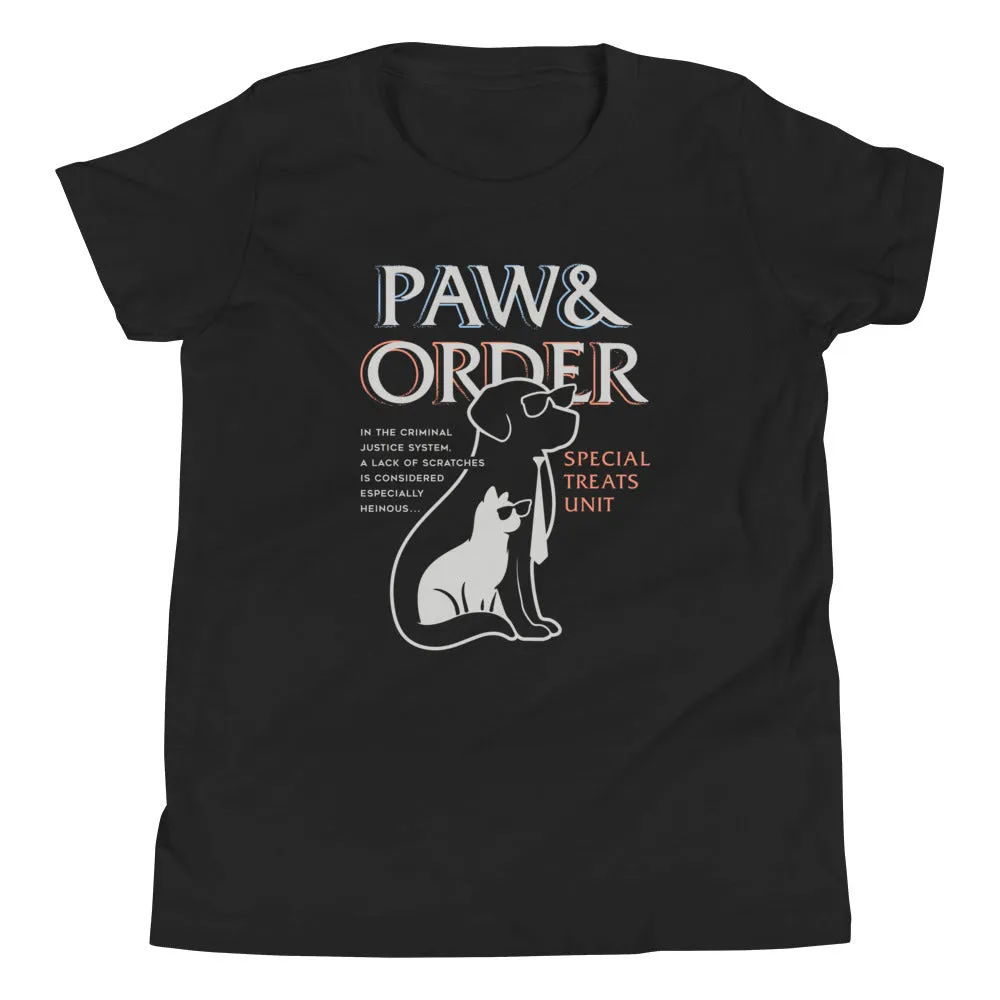 Paw & Order Kid's Youth Tee