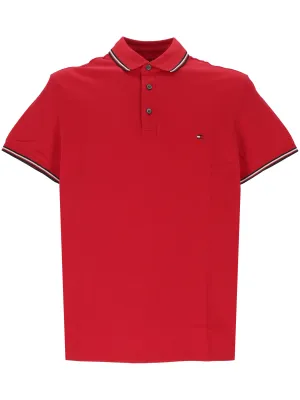 Red Short-Sleeved Polo Shirt