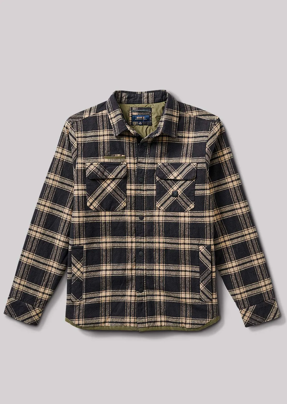 Roark Men's Backwoods Overshirt Flannel Button Up Shirt