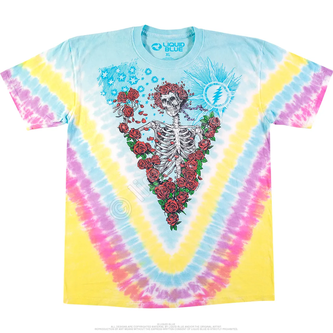 ROSE GARDEN TIE DYE TEE