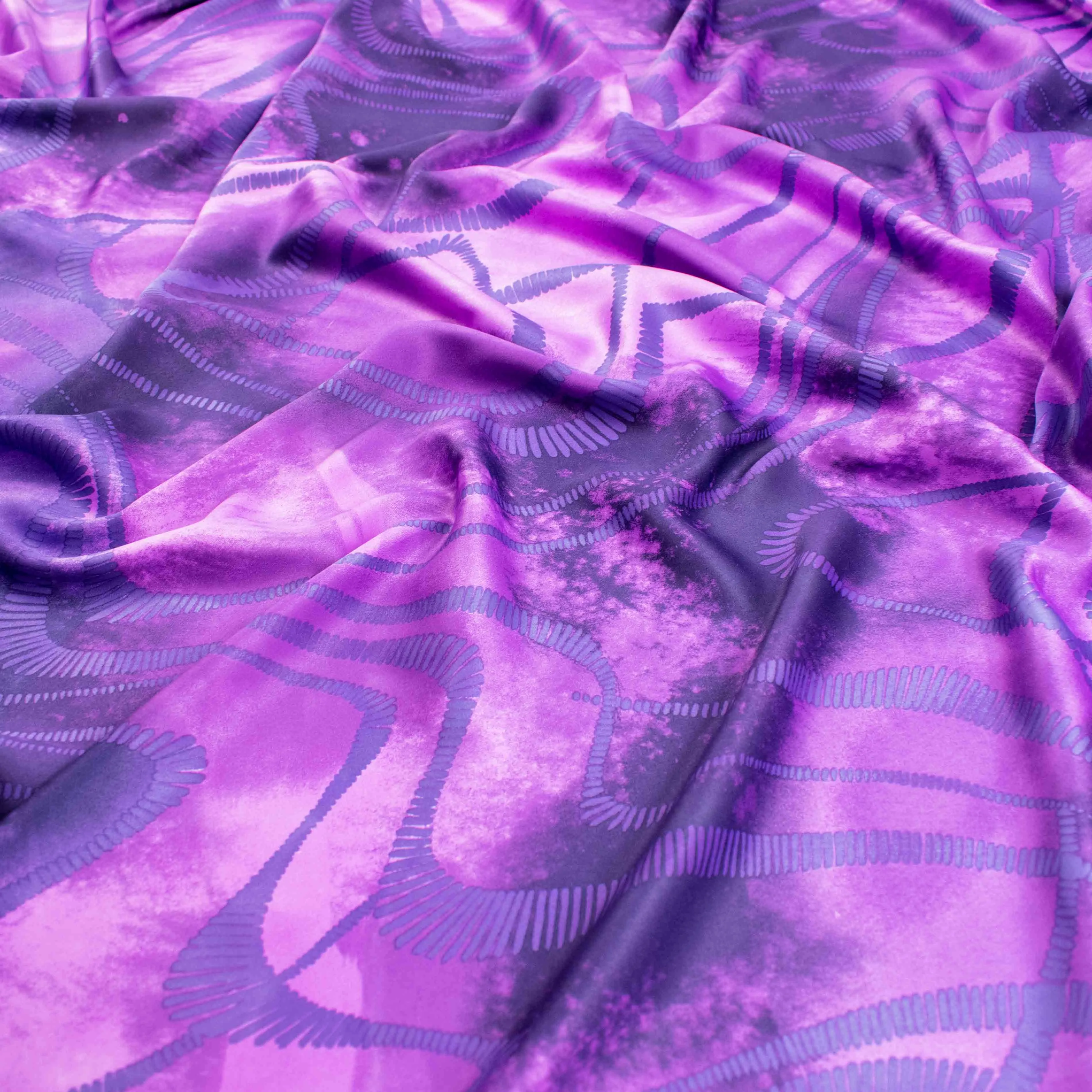 Sand Wash Prints Design-1 Purple