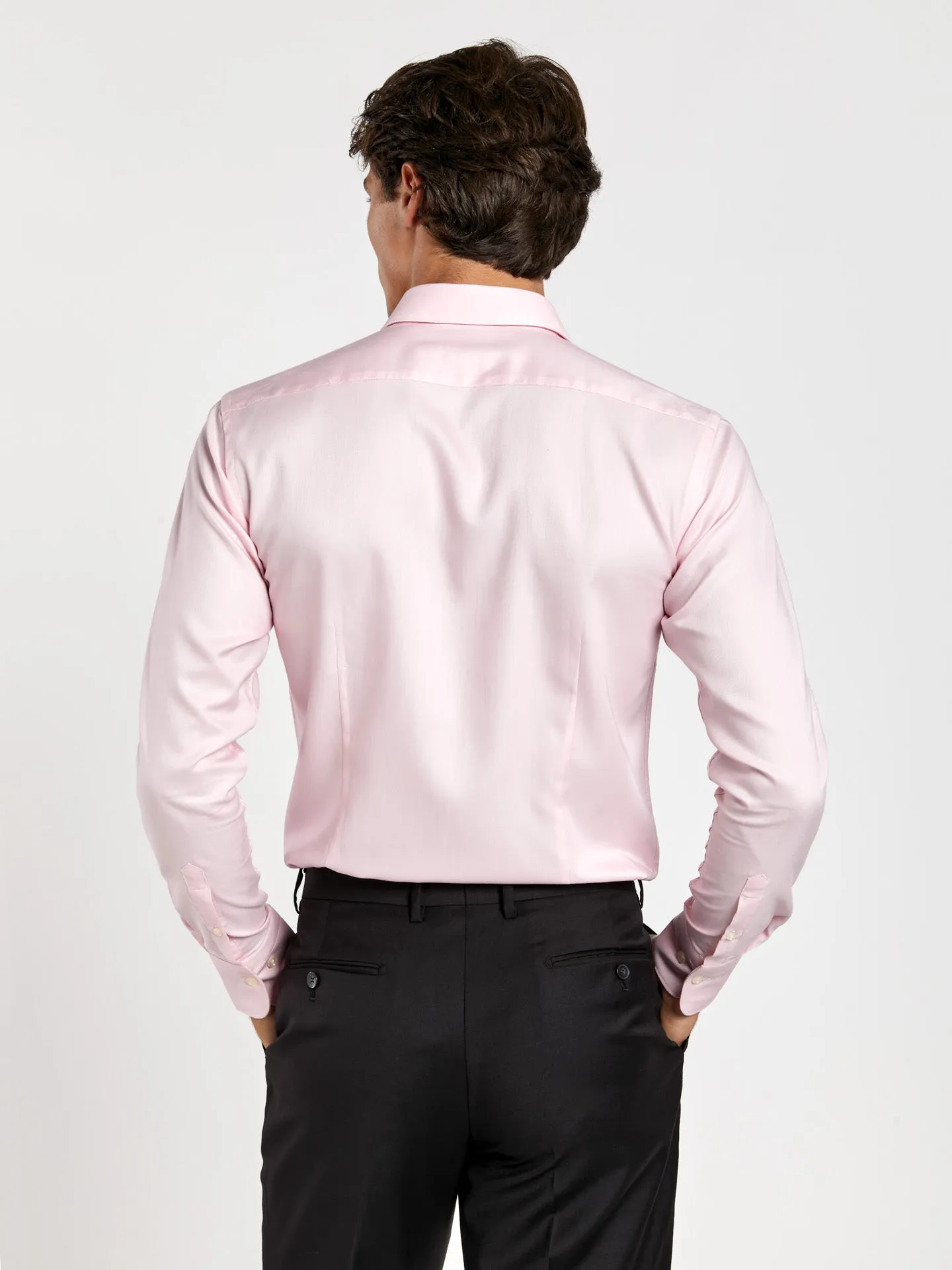 Slim fit business plain oxford formal shirt