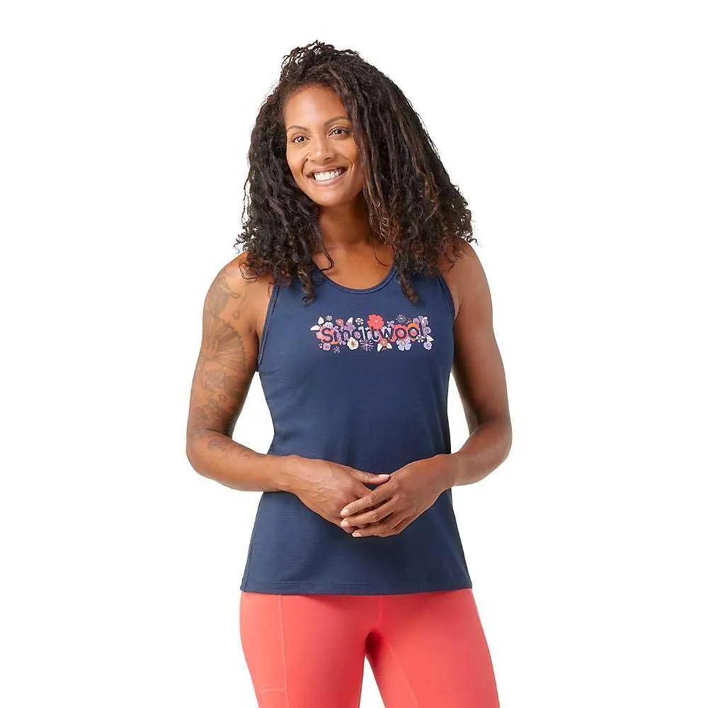 Smartwool Womens Floral Meadow Graphic Tank