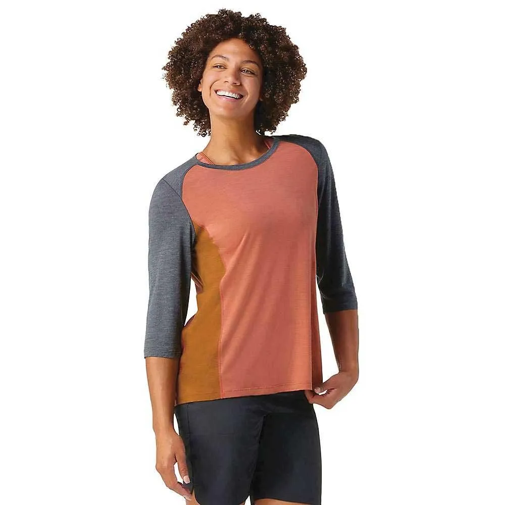 Smartwool Women's Merino Sport 120 Mountain Bike 3/4 Sleeve Tee